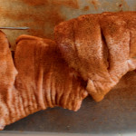 Rotisseriegrillat fläsklägg