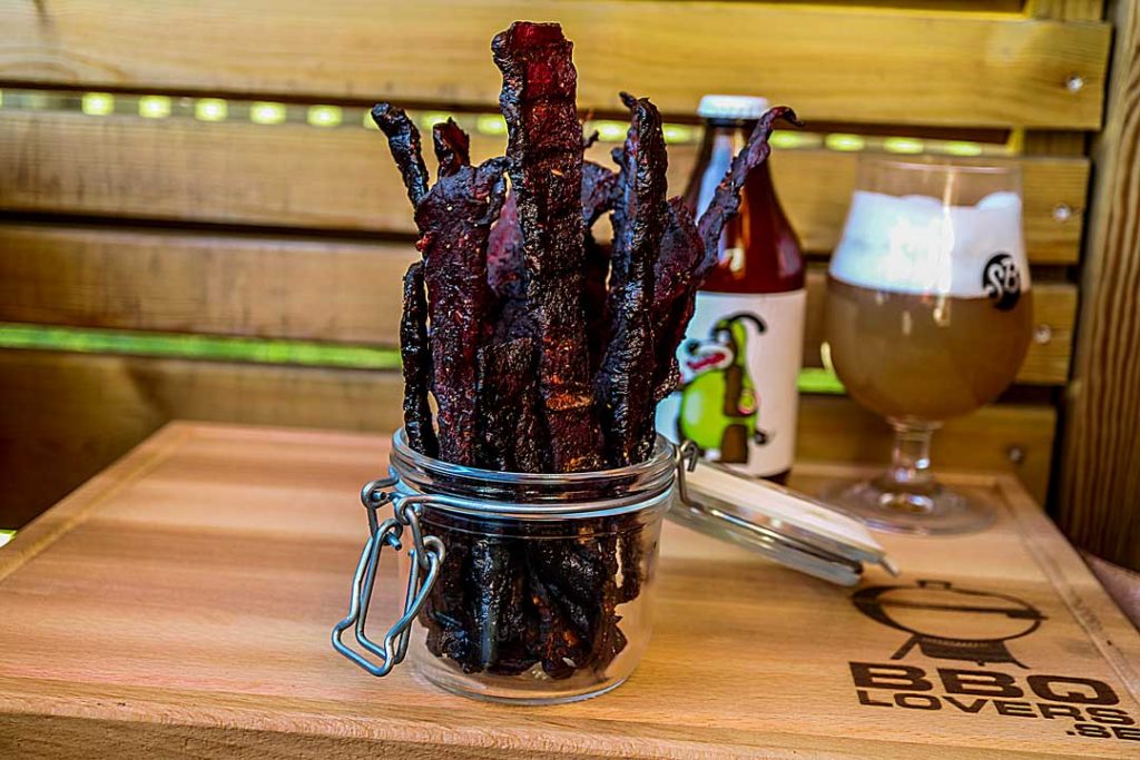 Beef jerky – gerookt en gedroogd rundvlees