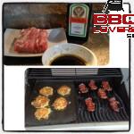 Jägermarinerad fläskkarré och rösti på grillen