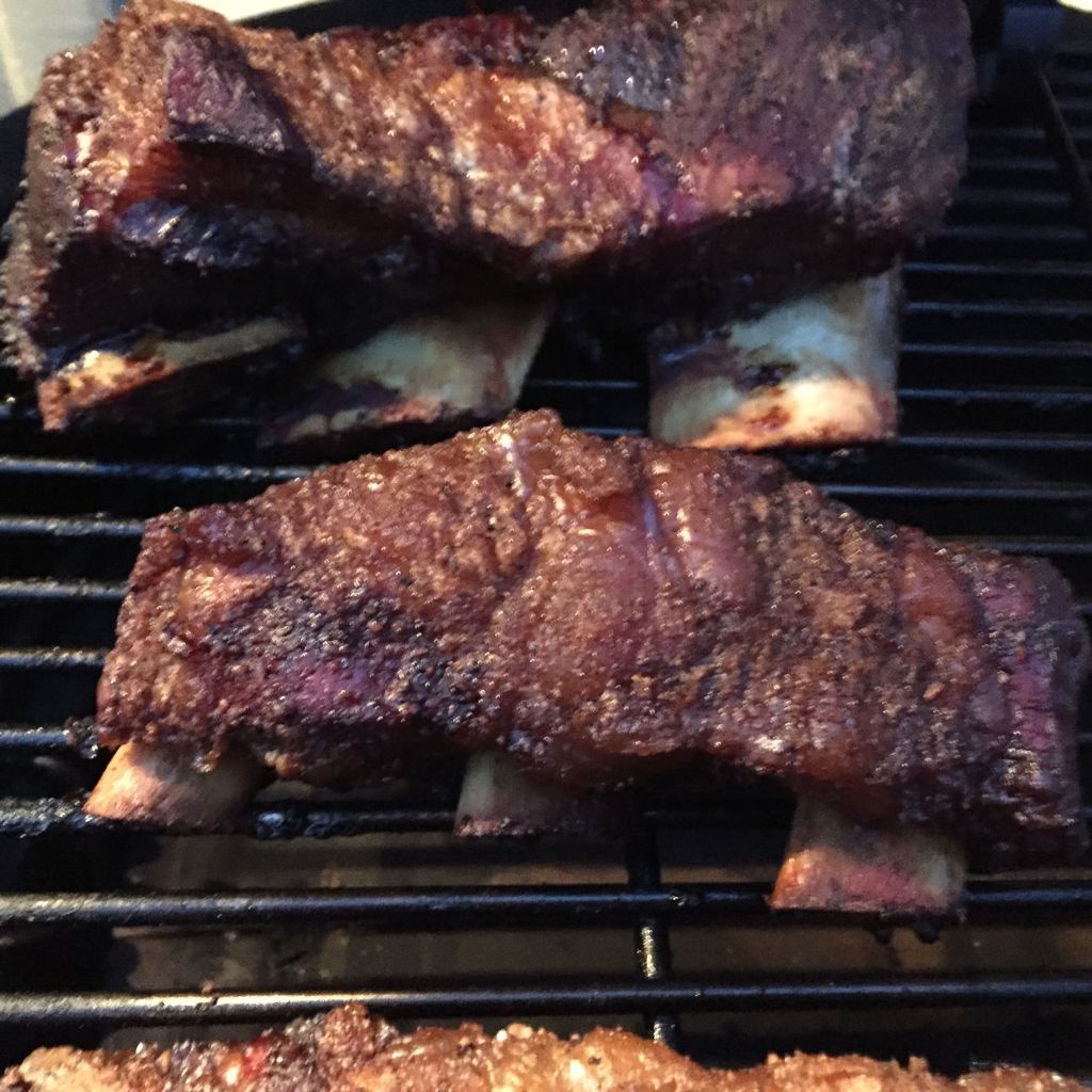 Beef ribs ahumadas con Salt of Satan