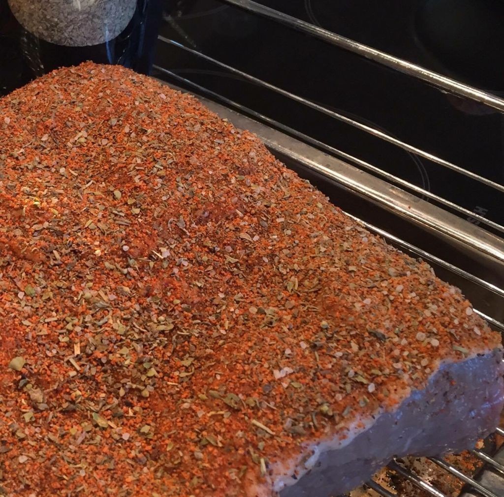 Brisket Pastrami: Schritt-für-Schritt-Foto drei