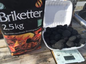 ÖoB träkolsbriketter i BBQLovers brikettest 2016