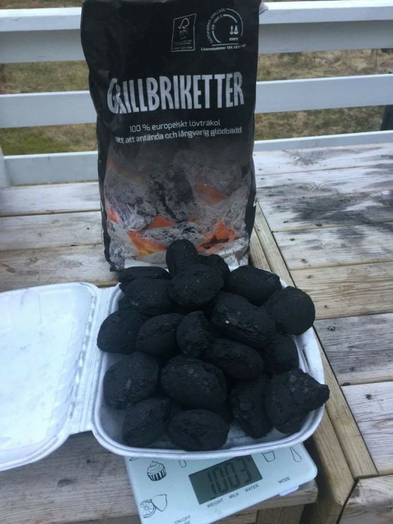 Willys träkolsbrikett i BBQLovers brikettest 2016