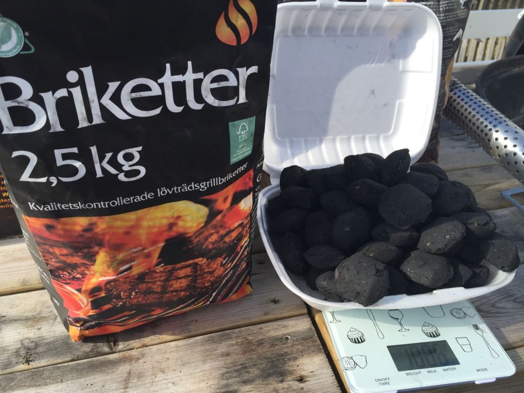 ÖoB träkolsbriketter i BBQLovers brikettest 2016