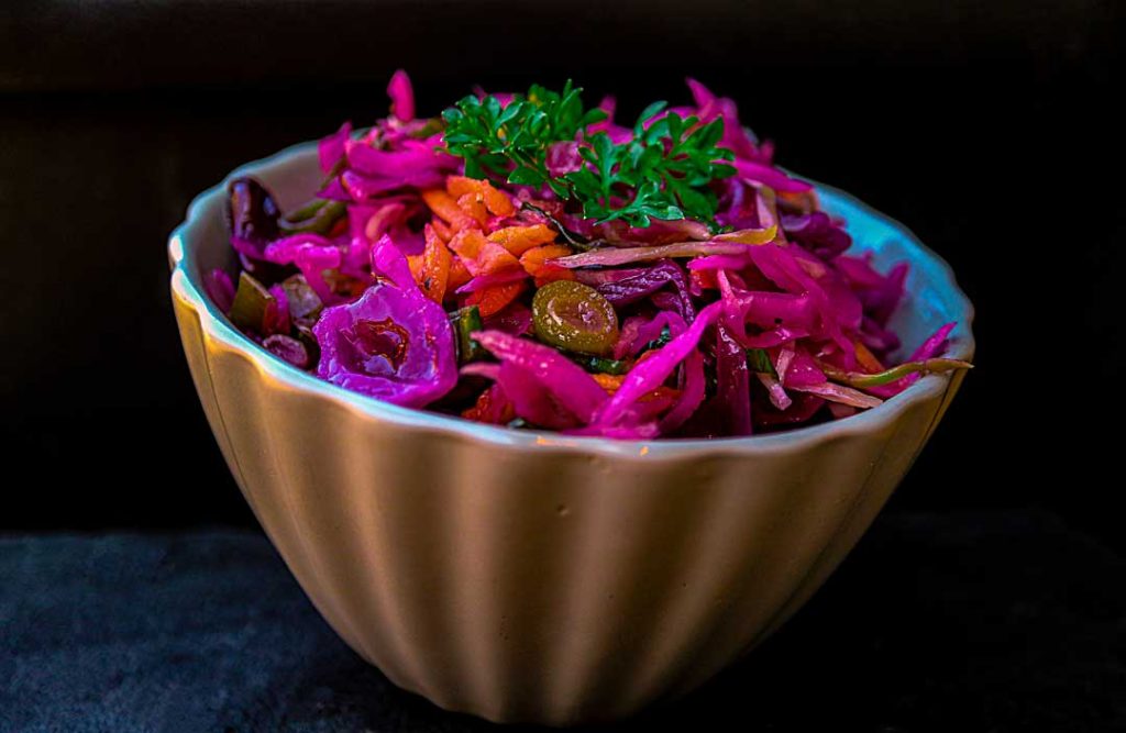 Red & White Slaw – Krautsalat zu BBQ