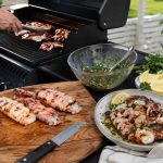 Grillad bläckfisk med citron, vitlök och persilja