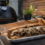 Philly cheese steak på Kamado