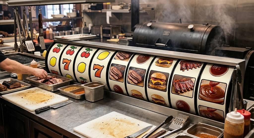 Från körsbär och citroner till brisket och burgare: så har matsymbolerna på hjulen i slots utvecklats under ett sekel
